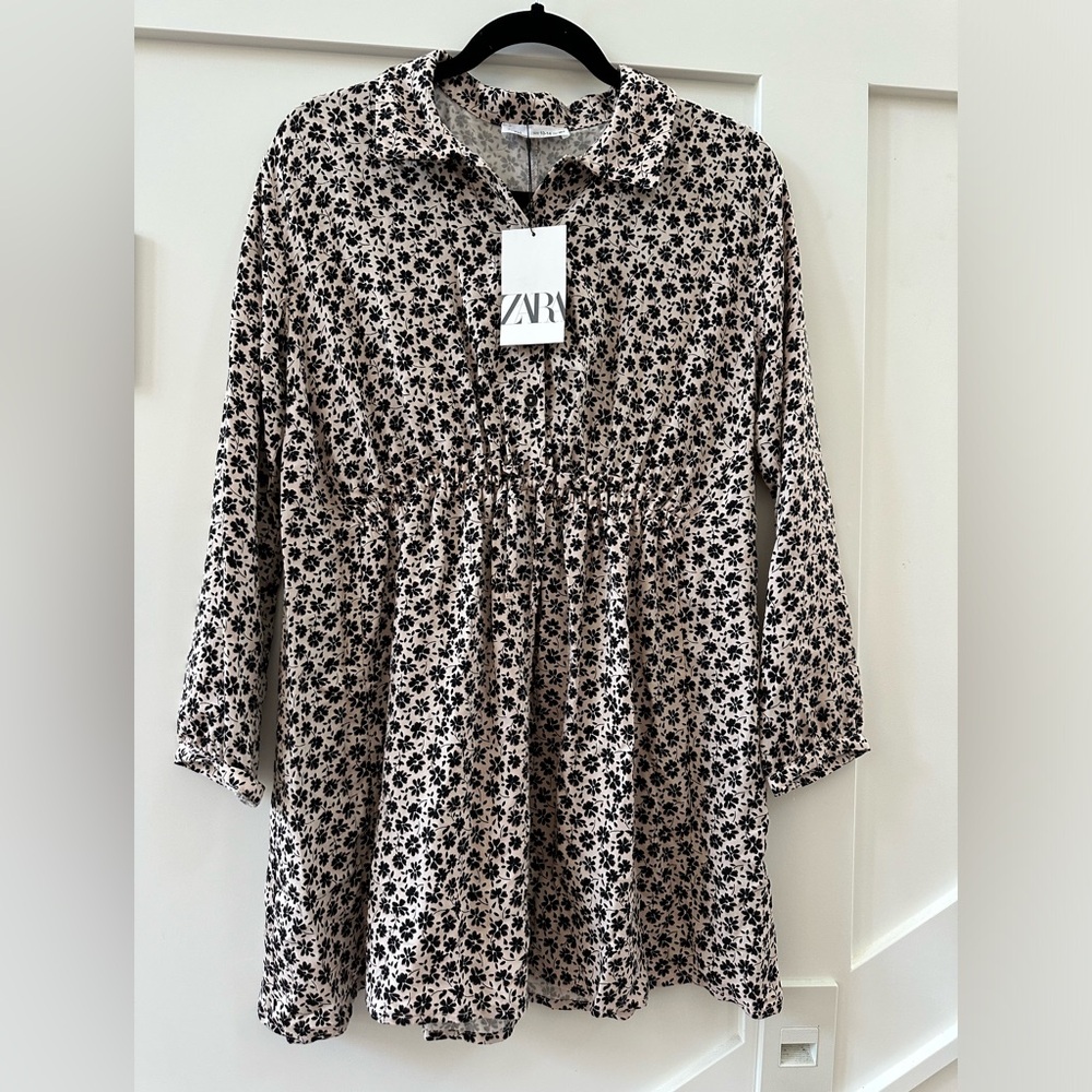 Zara Girls dress with flower print
